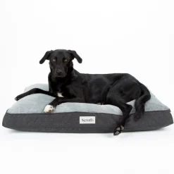 Best SCRUFFS Couchage orthopédique pour chien coloris gris Harvard - Taille L 100 x 70 x 12 cm