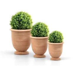 Outlet POTERIE GOICOECHEA Coupe coloris terre claire Ederra - Ø 37 x H 39 cm