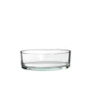 Clearance Coupe ronde Kenny en verre transparent Ø 25 x H 8 cm