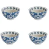 BASTIDE Coupelles en grès bleu peintes à la main Coffret Almada - 4 x Ø 11 cm