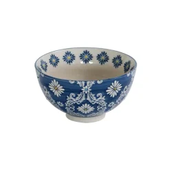 BASTIDE Coupelles en grès bleu peintes à la main Coffret Almada - 4 x Ø 11 cm