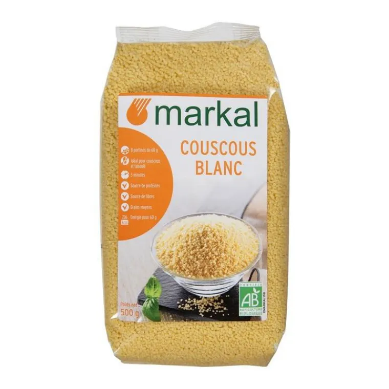 Hot MARKAL Couscous blanc bio - 500 g