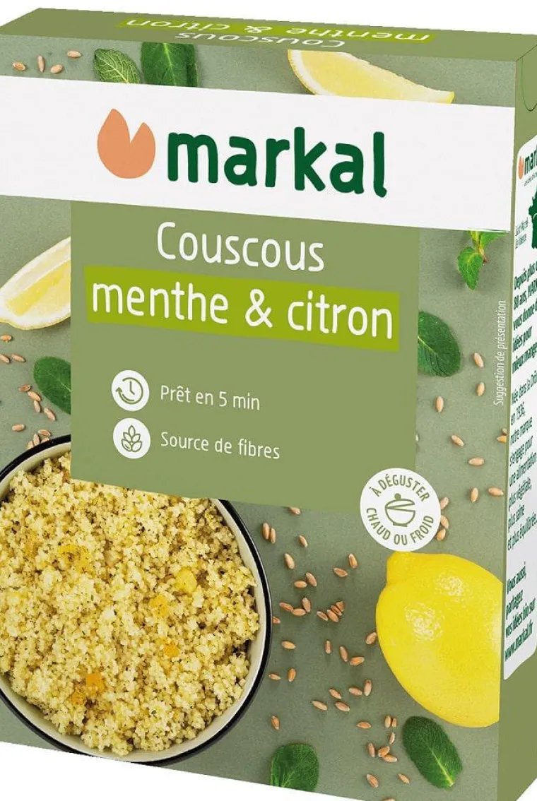 Clearance MARKAL Couscous menthe citron bio - 250 g