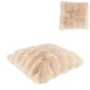 Sale Coussin beige en polyester - 45 x 45 x 12 cm
