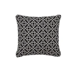 Best WINKLER Coussin carré en tissu acrylique coloris reglisse Fermob Lorette - 44 x 44 cm