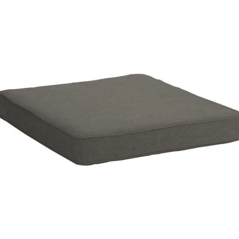 Online STERN Coussin d'assise coloris gris en polyacrylique Holly - 72 x 72 x 10 cm