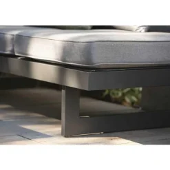 Online STERN Coussin d'assise coloris gris en polyacrylique Holly - 72 x 72 x 10 cm