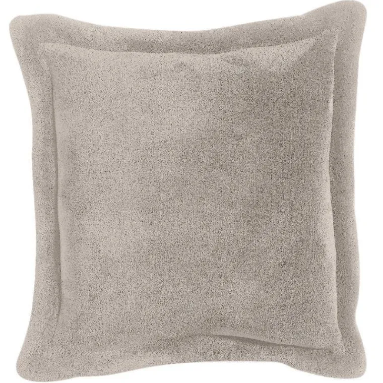 Outlet VIVARAISE Coussin décoratif coloris lin en polyester Tender – 50 x 50