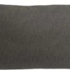 Outlet STERN Coussin de dossier pour lounge, noir mat, New Holly - 75x46x20 cm