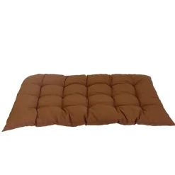 Sale NP CRÉATION Coussin dossier palette en polyester/coton marron Terre - 120 x 60 x 10 cm