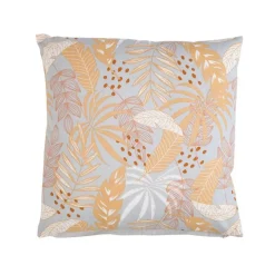 Outlet Coussin Plumes coloris multicolore en coton - 45 x 45 cm
