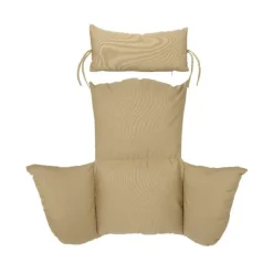 Outlet KAEMINGK Coussin pour chaise suspendue en polyester beige - 100 x 123 x 15 cm