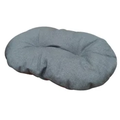 New CROCI Coussin pour chien ovale hydrofuge coloris bleu - 102 x 67 cm