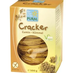 Sale PURAL Crackers sans gluten au cumin 100 g