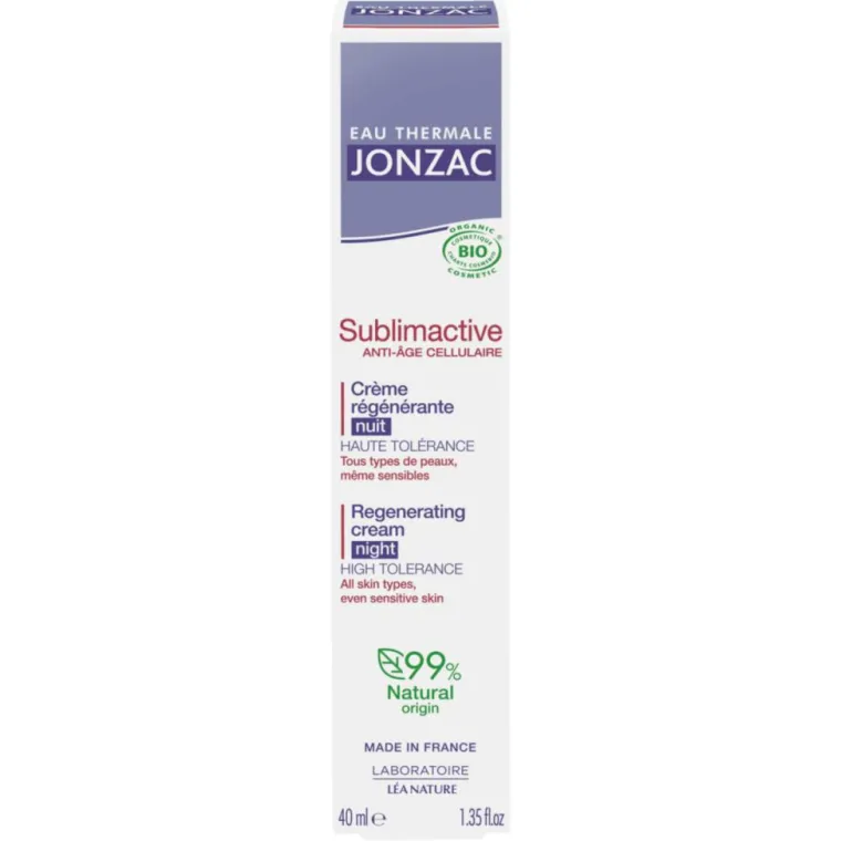 Best EAU THERMALE JONZAC Crème régénérante nuit Sublimactive Bio Eau Thermale de Jonzac - 40 ml