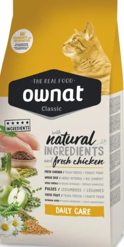 Best OWNAT Croquette pour chat adulte Classic Daily Care - 4 kg