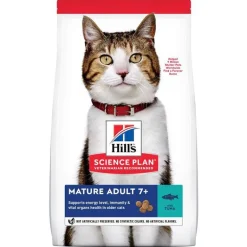 Online HILL'S Croquette pour chat mature au thon - 1,5 kg