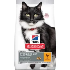 Hot HILL'S Croquette pour chat mature stérilisé au poulet - 3 kg