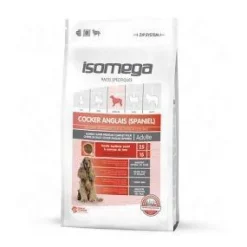 New ISOMEGA Croquette pour chien adulte Cocker au poulet - 4 kg