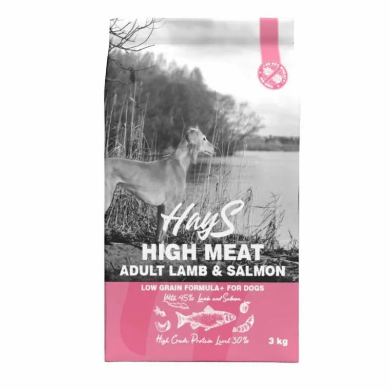 Discount HAYS Croquette pour chien adulte à l'agneau et au poisson High Meat - 3 kg