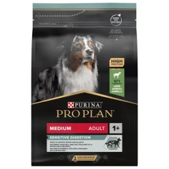 New PRO PLAN Croquette pour chien adulte digestion difficile à l'agneau - 3 kg