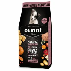 Hot OWNAT Croquettes pour chiot medium junior Ultra - 12 kg