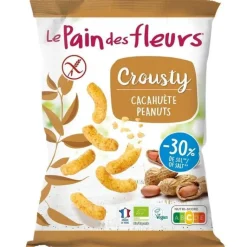 Discount LE PAIN DES FLEURS Crousty cacahuètes bio - 75 g