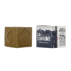LA CORVETTE Cube de savon de Marseille olive Boîte 300 g
