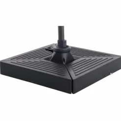 New Dalle de parasol lestable avec roues, MWH - 130kg