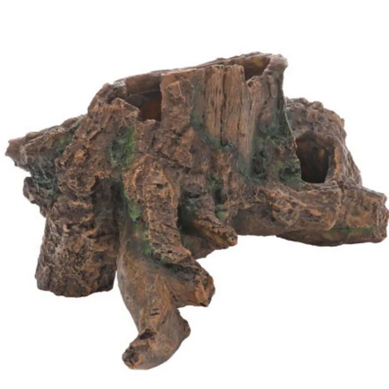 Sale HOBBY Décor pour aquarium coloris marron cavité dans tronc d'arbre 2 - 30 x 15 x 22 cm