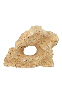 Online TYROL Décor pour aquarium céramique naturelle coloris beige 1 trou - Taille M