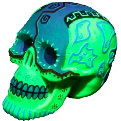 Online BLUE CORAL Décoration aquarium style Dia De los Muertos - AQUA DELLA - 11.8x7.7x9.2cm