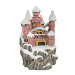 Discount AQUATLANTIS Décoration pour aquarium coloris multicolore en résine château de princesse d'hiver - 9,5 x 9,5 x 13,5 cm
