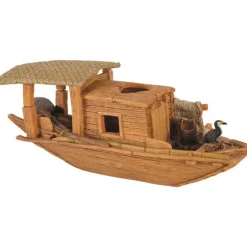 Best ZOLUX Décoration pour aquarium en résine coloris marron pagode Asie modèle 1 trou – Taille L