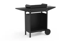 FORGE ADOUR Desserte chariot pour plancha Origin fermé 60 coloris noir en acier Origin - 83,2 x 128,6 x 55,8 cm