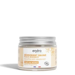 Hot ENDRO COSMÉTIQUES Déodorant baume bio pour peaux sensibles monoï en pot de verre Endro - 50 g