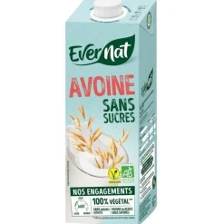 EVERNAT Douceur lait avoine sans sucres 1L