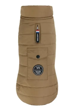 WOUAPY Doudoune pour chien en tissu recyclé coloris camel - Taille L