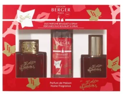 Sale MAISON BERGER PARIS Duo bouquet parfumé et spray d’intérieur Lolita Lempicka Sweet rouge - 2 x 90 ml