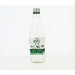 Hot MONTARCHER Eau de source pétillante en bouteille de verre - 33 cl