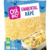 Discount OSE BIO Emmental râpé Sachet plastique 500 g