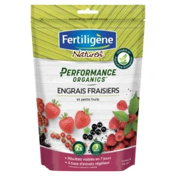 Outlet FERTILIGÈNE Engrais fraisiers et petits fruits Performance Organic Fertiligène - 700 g