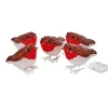 Discount SMART GARDEN Ensemble de 5 rouge-gorge lumineux acryliques à 40 LED blanc froid pour intérieur ou extérieur - 10 cm