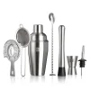 Best BASTIDE Ensemble pour cocktail en acier argent Vacuvin - les 7 pièces