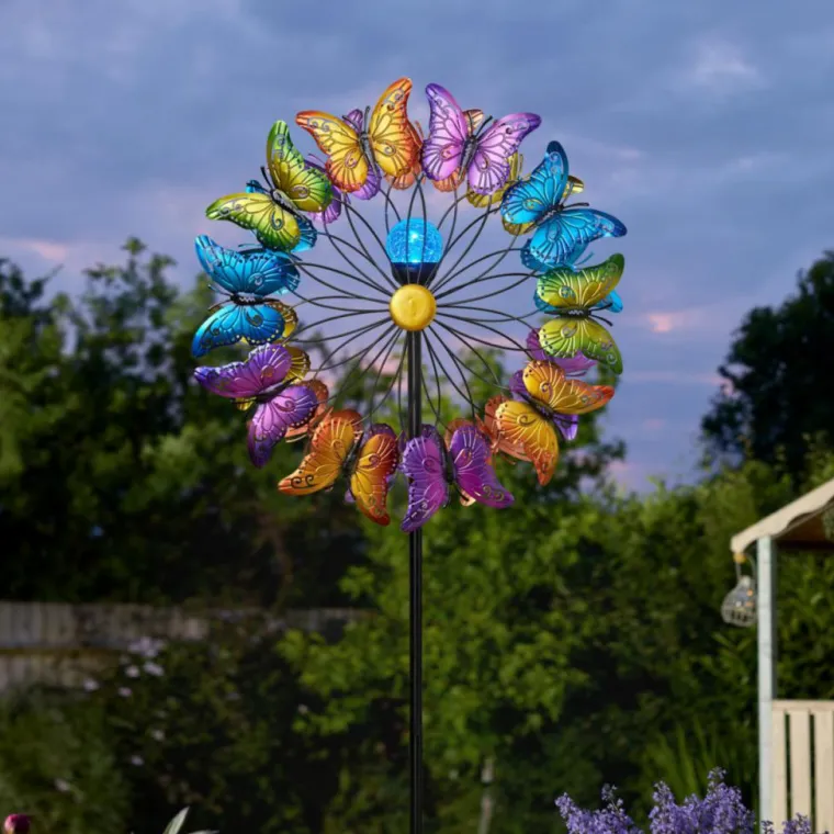 Hot SMART GARDEN Eolienne solaire BeDazzled coloris multilcolore en métal Smartgarden - 214 x 58 x 26 cm