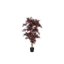 Outlet Erable Jamaica rouge artificiel en pot plastique H 150 x Ø 80 cm