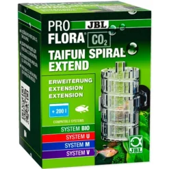 Best BLUE CORAL Extension réacteur à CO2, spirale extensible, JBL ProFlora CO2 Taifun