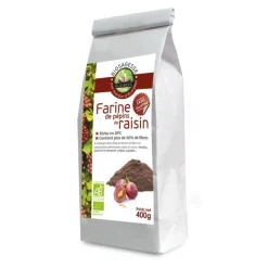 New BIOSAGESSE Farine de pépins de raisin bio en sachet de 400 g