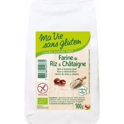 Hot MA VIE SANS GLUTEN Farine de riz et châtaigne sans gluten 500 g