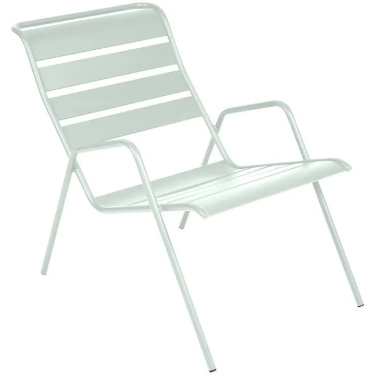 Sale FERMOB Fauteuil bas coloris menthe glacial en acier Monceau